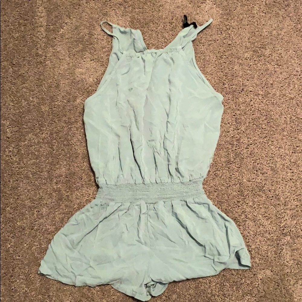 Forever 21 blue/gray romper
